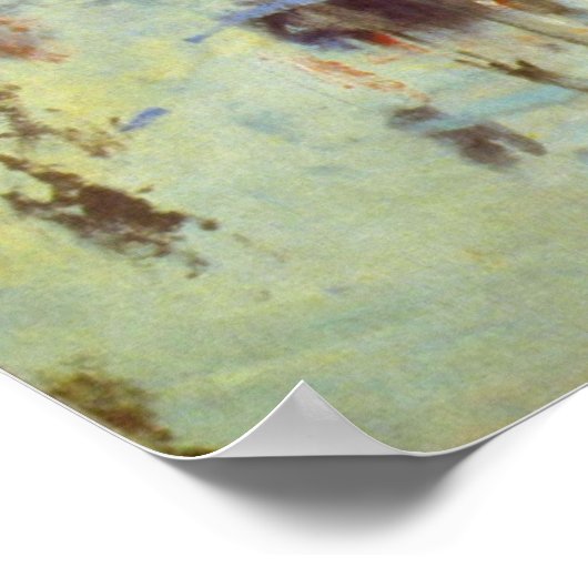 Boulevard Capucines van Claude Monet Poster (Hoek)