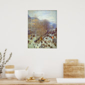 Boulevard Capucines van Claude Monet Poster (Keuken)