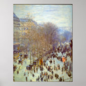 Boulevard Capucines van Claude Monet Poster (Voorkant)