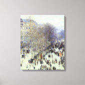 Boulevard de Capucines Wrapped Canvas (Voorkant)