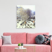 Boulevard de Capucines Wrapped Canvas Afdruk (Insitu (Woonkamer))