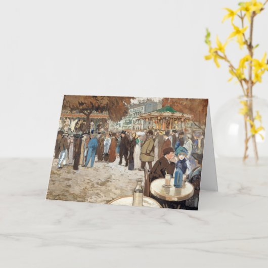 Boulevard de Clichy | Louis Abel-Truchet Kaart (Gele Bloem)