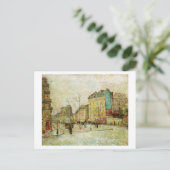 Boulevard de Clichy, Van Gogh Fine Art Briefkaart (Staand voorkant)