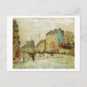 Boulevard de Clichy, Van Gogh Fine Art Briefkaart (Voorkant)