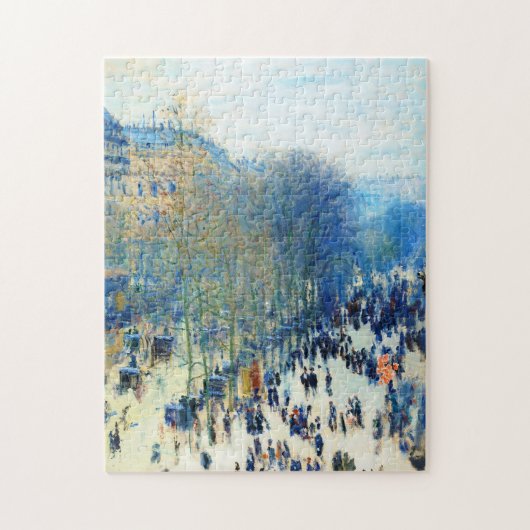 Boulevard des Capucines Claude Monet fine art Legpuzzel (Verticaal)