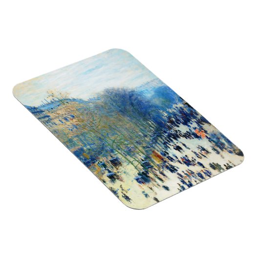 Boulevard des Capucines Claude Monet fine art Magneet (Rechterzijde)