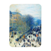 Boulevard des Capucines Claude Monet fine art Magneet (Verticaal)