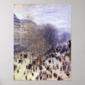 Boulevard des Capucines door Claude Monet, Fijne K Poster (Voorkant)