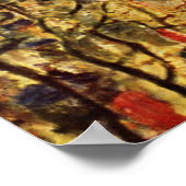 Boulevard des Capucines door Claude Monet, Fijne K Poster (Hoek)