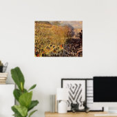Boulevard des Capucines door Claude Monet, Fijne K Poster (Thuiskantoor)