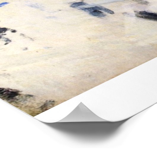 Boulevard des Capucines door Claude Monet Poster (Hoek)