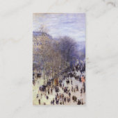 Boulevard des Capucines door Claude Monet Visitekaartje (Achterkant)
