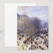 Boulevard des Capucines van Claude Monet, Fijne Ku (Voorkant / Achterkant)