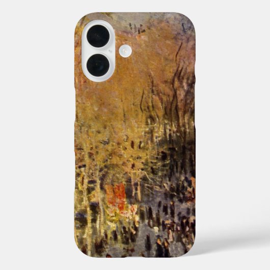 Boulevard des Capucines van Claude Monet, Fijne Ku Case-Mate iPhone Case (Achterkant)