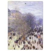 Boulevard des Capucines van Claude Monet, Fijne Ku Klembord (Achterkant)
