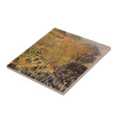 Boulevard des Capucines van Claude Monet, Fijne Ku Tegeltje (Zijkant)