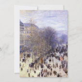 Boulevard des Capucines van Claude Monet, Fine Art (Voorkant)