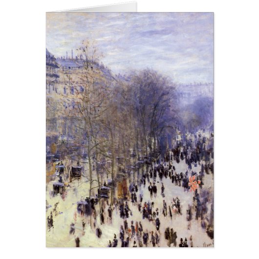 Boulevard des Capucines van Claude Monet, Fine Art (Voorkant)