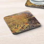 Boulevard des Capucines van Claude Monet, Fine Art Bier Onderzetter (Linkerzijde)