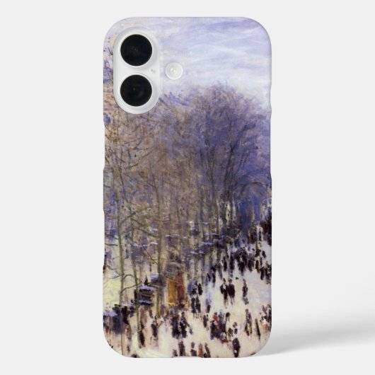 Boulevard des Capucines van Claude Monet, Fine Art Case-Mate iPhone Case (Achterkant)