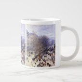 Boulevard des Capucines van Claude Monet, Fine Art Grote Koffiekop (Rechts)