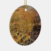 Boulevard des Capucines van Claude Monet, Fine Art Keramisch Ornament (Rechts)