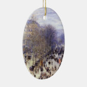 Boulevard des Capucines van Claude Monet, Fine Art Keramisch Ornament (Rechts)