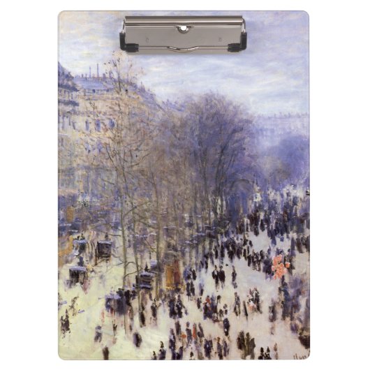 Boulevard des Capucines van Claude Monet, Fine Art Klembord (Voorkant)