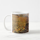 Boulevard des Capucines van Claude Monet, Fine Art Koffiemok (Links)