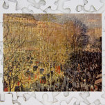 Boulevard des Capucines van Claude Monet, Fine Art Legpuzzel<br><div class="desc">Boulevard des Capucines (1873) van Claude Monet is een impressionisme fijn kunstcityscape schilderij in warme herfstkleuren. De Boulevard des Capucines is een van de vier "graslandboulevards" in Parijs, een ketting van boulevards die oost-west lopen en die ook Boulevard de la Madeleine, Boulevard des Italiens en Boulevard Montmartre omvat. Een klassiek...</div>