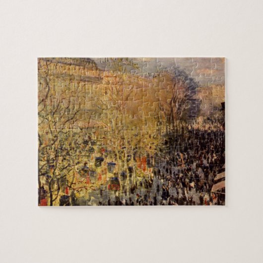 Boulevard des Capucines van Claude Monet, Fine Art Legpuzzel (Horizontaal)