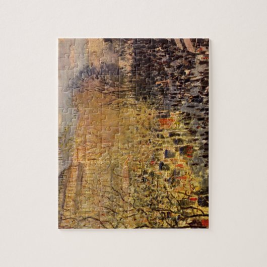 Boulevard des Capucines van Claude Monet, Fine Art Legpuzzel (Verticaal)