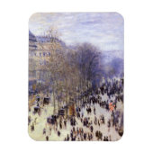 Boulevard des Capucines van Claude Monet, Fine Art Magneet (Verticaal)