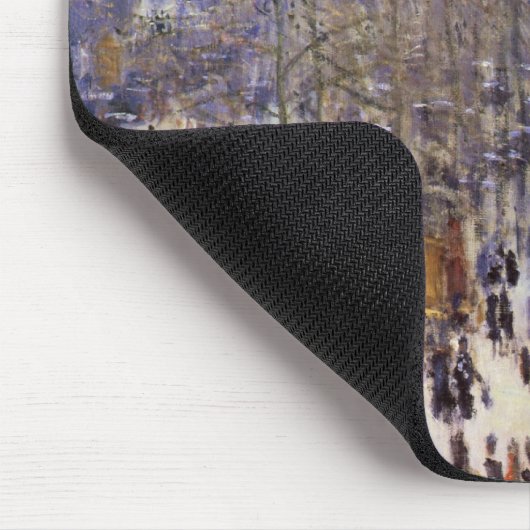 Boulevard des Capucines van Claude Monet, Fine Art Muismat (Hoek)