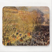 Boulevard des Capucines van Claude Monet, Fine Art Muismat (Voorkant)