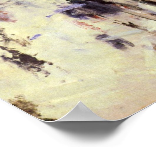 Boulevard des Capucines van Claude Monet, Fine Art Poster (Hoek)