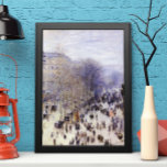 Boulevard des Capucines van Claude Monet, Fine Art Poster<br><div class="desc">Boulevard des Capucines (1873) van Claude Monet is een impressionisme fijn kunstcityscape schilderij met een straatbeeld in Parijs, Frankrijk. De Boulevard des Capucines is een van de vier "graslandboulevards" in Parijs, een ketting van boulevards die oost-west lopen en die ook Boulevard de la Madeleine, Boulevard des Italiens en Boulevard Montmartre...</div>