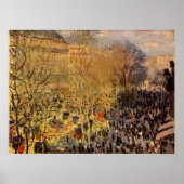 Boulevard des Capucines van Claude Monet, Fine Art Poster (Voorkant)