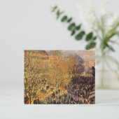 Boulevard des Capucines van Claude Monet, Schilder Briefkaart (Staand voorkant)