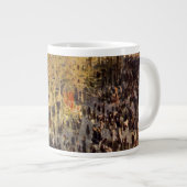 Boulevard des Capucines van Claude Monet, Schilder Grote Koffiekop (Voorkant rechts)