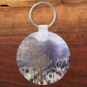 Boulevard des Capucines van Claude Monet, Schone K Sleutelhanger (Voorkant)