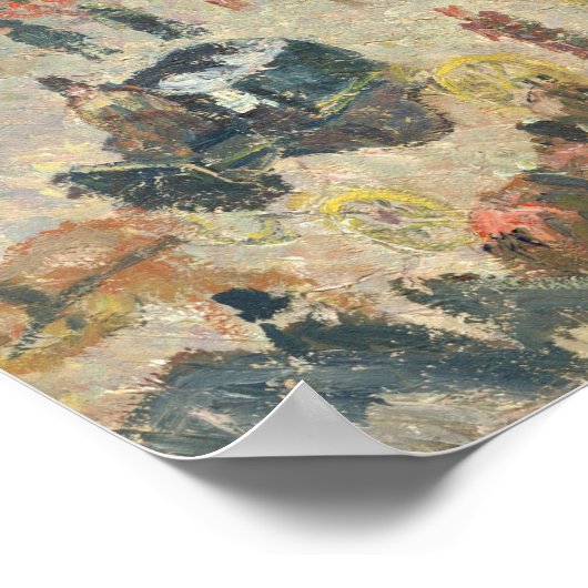 Boulevard des Italiens - Camille Pissarro Fine Art Poster (Hoek)