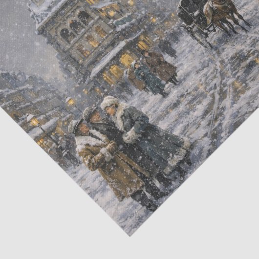 Boulevard des Italiens Tissuepapier (Detail)