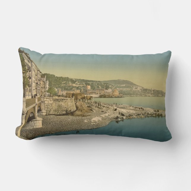 Boulevard du midi, Nice, Franse Riviera Kussen (Voorkant)