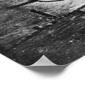 Boulevard du Temple Eerste Foto Levende Persoon Poster (Hoek)