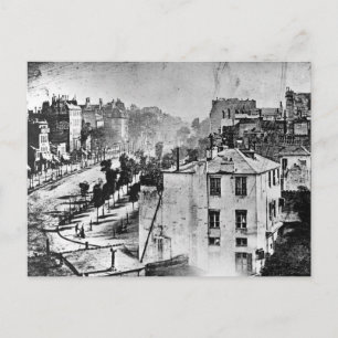 Boulevard du Temple Paris Frankrijk 1838 Briefkaart