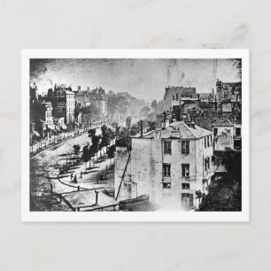 Boulevard du Temple Paris Frankrijk 1838 Briefkaart