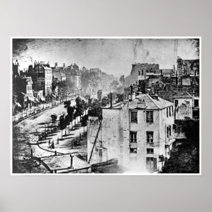 Boulevard du Temple Paris Frankrijk 1838 Poster