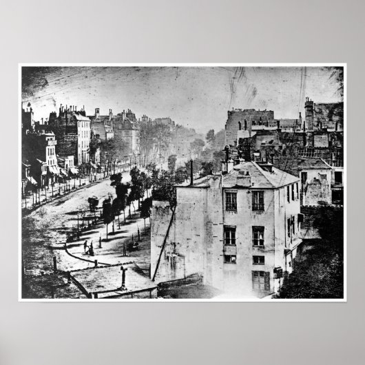 Boulevard du Temple Paris Frankrijk 1838 Poster (Voorkant)