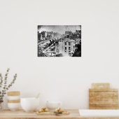 Boulevard du Temple Paris Frankrijk 1838 Poster (Keuken)